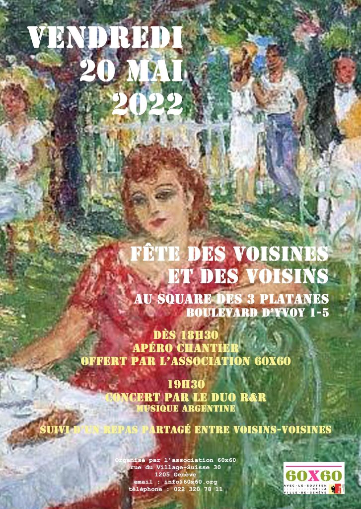 Fête des Voisines et des Voisins aux 3 Platanes