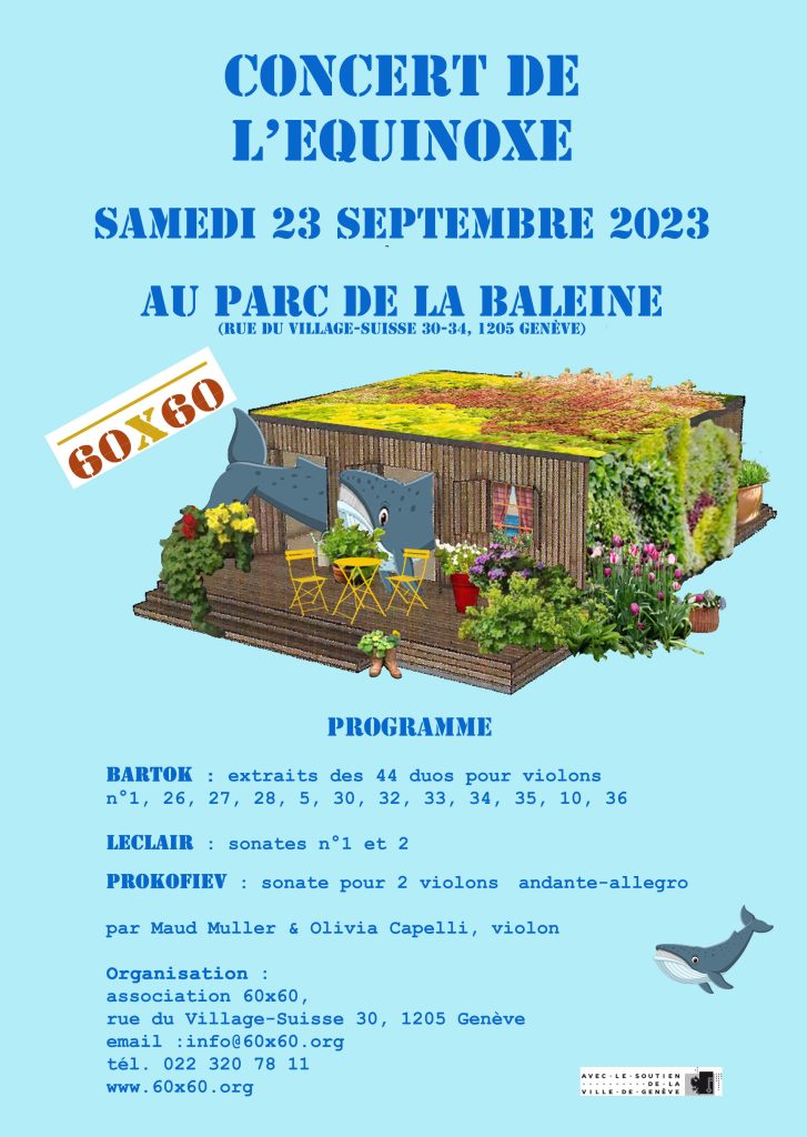 Concert de l&rsquo;Equinoxe au parc de la Baleine