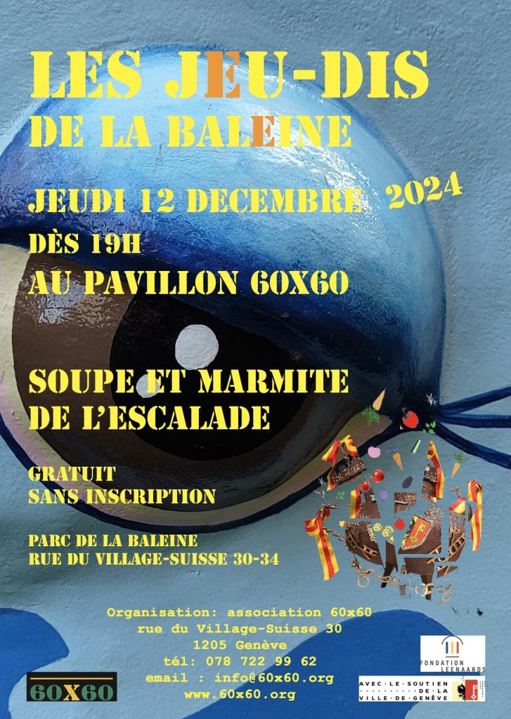 Les jeu-dis de la Baleine – soupe de l&rsquo;Escalade