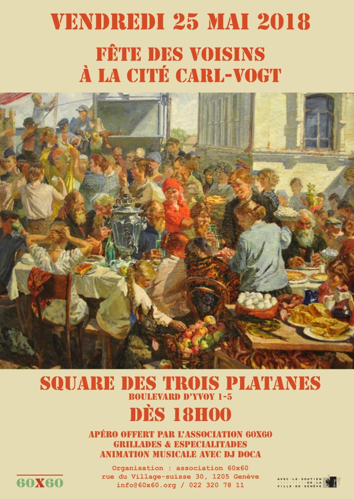 Fête des Voisins au square des Trois Platanes